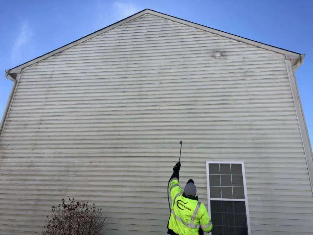 Professional Painters Wash Walls Before Painting