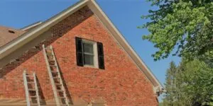 red orange brick house trim colors