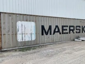 Storage Building before paint