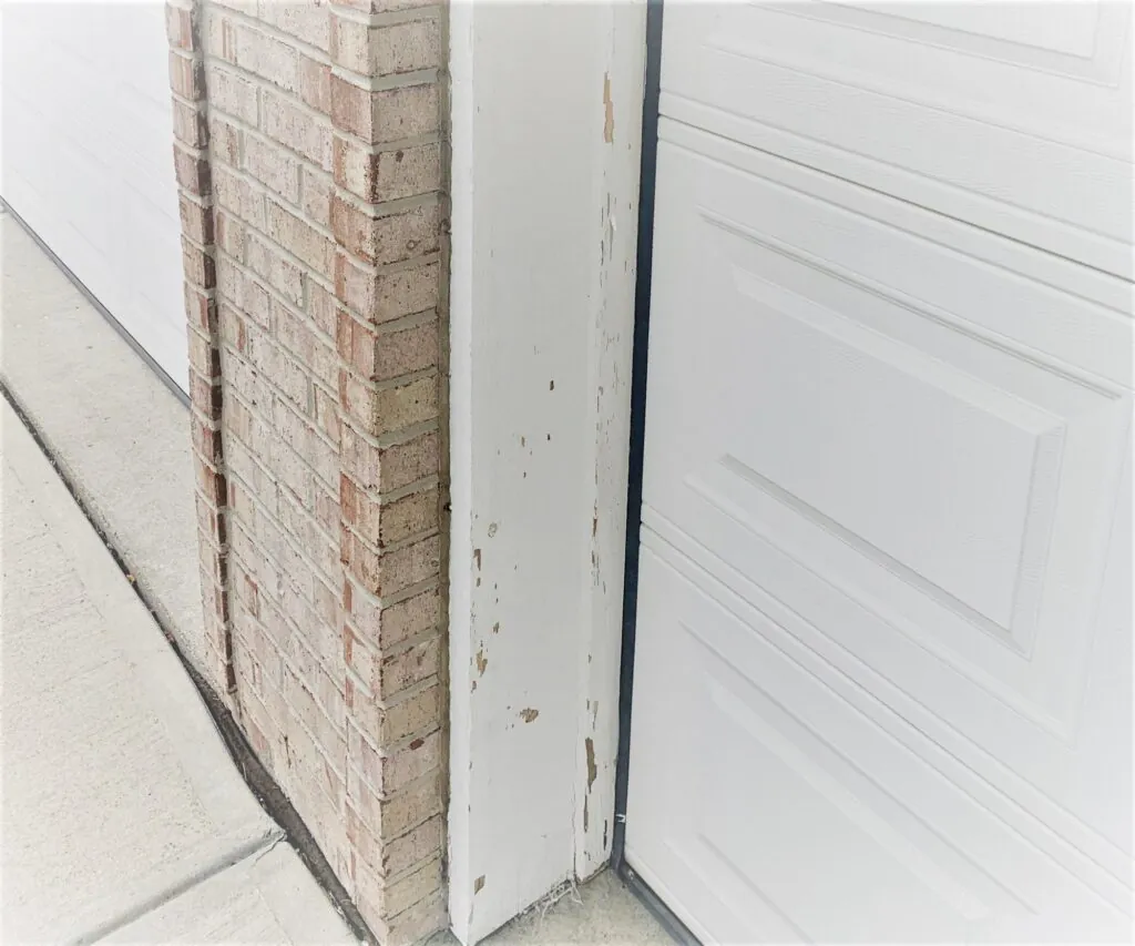 vinyl trim garage door